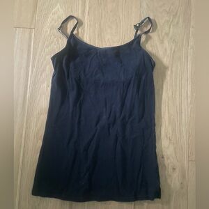 Justice Black Tank top with built in bra